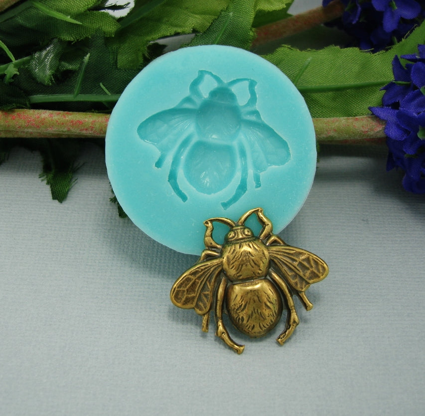 Bee Silicone Mold Flexible for Crafts, Resin, Polymer Clay