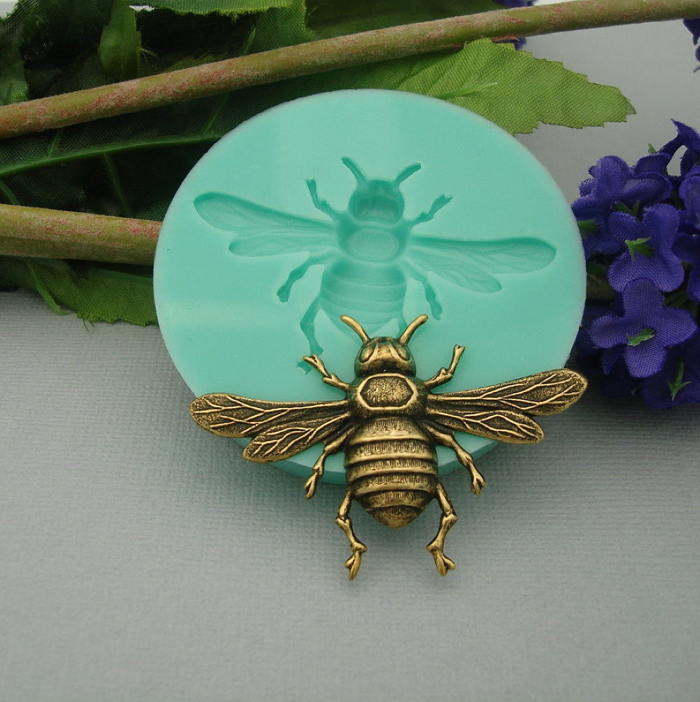 Silicone Mold Bee for Crafts, Jewelry, Resin, Polymer Clay