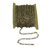 Brass_1-3_Flat_Chain the design is classic Figaro (1:3 link ratio)