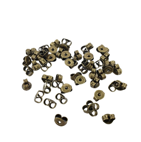 Set of 300 butterfly earring backs – metal stud earring stoppers for DIY jewelry making and earring repair