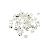Set of 300 silver butterfly earring backs – metal stud earring stoppers for DIY jewelry making and earring repair
