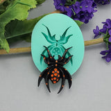 Spider Insect Silicone Mold Flexible for Crafts.
