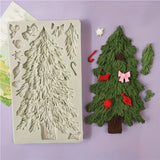 Christmas Tree  Silicone Mold Fondant Mould Cake Decorating Tool