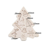 Christmas Tree Pine Tree Silicone Mold Cake Decorating Tool for Crafts, Resin, Polymer Clay.