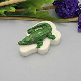 Silicone Mold  Crocodile  Flexible  for Crafts, Jewelry, Resin, Scrapbooking, Polymer Clay.