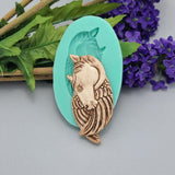 Horse Head Silicone Mold Flexible for Crafts.