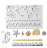 Sea Life Silicone Mold for Crafts, Jewelry, Resin, Polymer Clay.