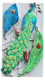 Peacock Bird  Silicone Mold Fondant Mould Cake Decorating Tool.