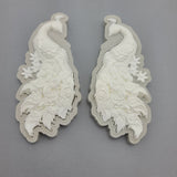 Peacock Silicone Mold  Flexible Resin Scrapbooking, Cake Decorating Polymer Clay.