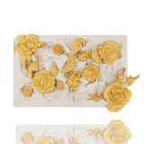 Rose Flowers Flexible Silicone Mould for Crafts, Jewelry, Resin, Scrapbooking, Polymer Clay.