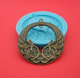 Silicone Mold Pendant Ornament Jewelry Making Resin Polymer Clay.