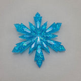 Silicone Mold Snowflake Ornament Christmas Making Resin Polymer Clay.
