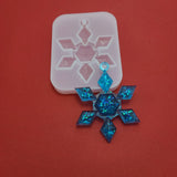 Snowflake Ornament Silicone Mold Christmas Making Resin Polymer Clay.