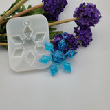 Snowflake Ornament Silicone Mold Christmas Making Resin Polymer Clay.