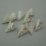 Filigree Cone Bead Caps 20 mm - FINDINGS STOP