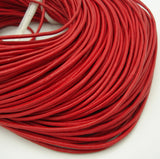 Genuine Leather Cord Round 2 mm Diameter - FINDINGS STOP