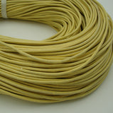 Genuine Leather Cord Round 2 mm Diameter - FINDINGS STOP