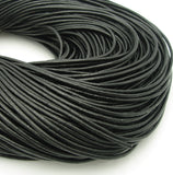 Genuine Leather Cord Round 2 mm Diameter - FINDINGS STOP