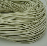 Genuine Leather Cord Round 2 mm Diameter - FINDINGS STOP