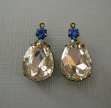 Glass Pendant in Brass Settings - FINDINGS STOP