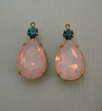 Glass Pendant in Brass Settings - FINDINGS STOP