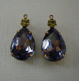 Glass Pendant in Brass Settings - FINDINGS STOP
