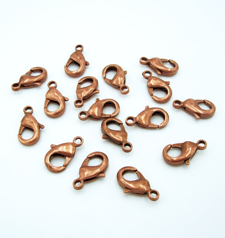 Brass Lobster Clasps - FINDINGS STOP