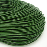 Genuine Leather Cord Round 2 mm Diameter - FINDINGS STOP