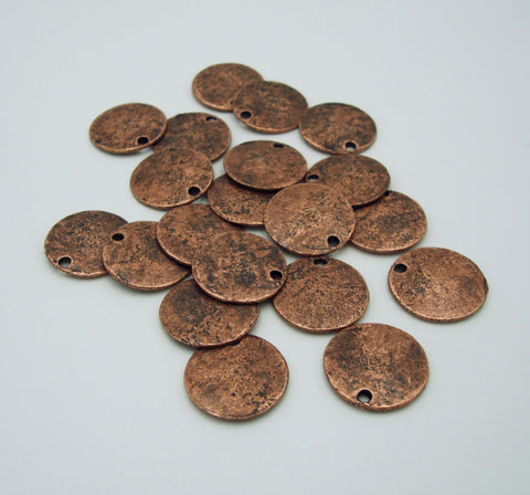 Flat Round Disk Tag - FINDINGS STOP