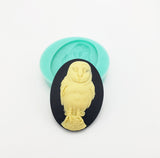 Silicone Mold Barn Owl  for Crafts, Jewelry, Resin, Polymer Clay.