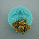 Bee Silicone Mold Flexible  for Crafts, Resin, Polymer Clay.