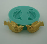 Birds Silicone Mold Flexible  for Crafts, Resin, Polymer Clay.