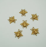 Bee Brass Stamping Pendant Charm Jewelry Findings