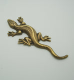 Lizard Salamander Brass Stamping Jewelry Findings