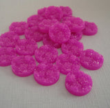 Druzy Resin Cabochons 14mm - FINDINGS STOP