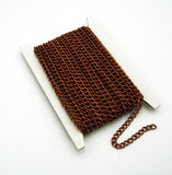 Twist Curb Unfinished Chain-3.9x2.8x0.7mm Jewelry Making Supply