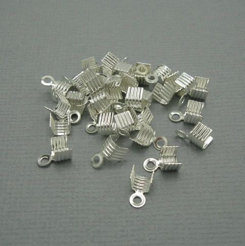 100pcs-Brass Cord End Tips Terminator Jewelry supply