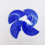Fan Acrylic Pendants Imitation Gemstone Style.