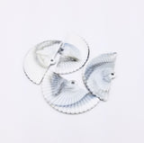 Fan Acrylic Pendants Imitation Gemstone Style.