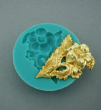 Flower Silicone Mold Flexible  for Crafts, Resin,  Polymer Clay.