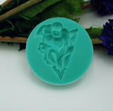 Flower Silicone Mold Flexible  for Crafts, Resin,  Polymer Clay.