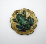 Frog Polymer Clay Ornament Pendant Jewelry Findings.