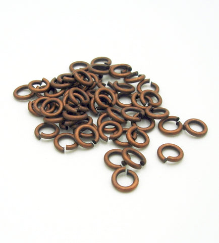 Jump Rings Copper Plated over Brass