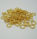 Jump Rings Gold Plated over Brass