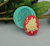 Silicone Mold   Fairy on Flower for Crafts, Jewelry, Resin,  Polymer Clay.