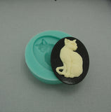 Silicone Mold   Cat Flexible  for Crafts, Resin,  Clay.