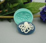 Silicone Mold Octopus Flexible for Crafts, Resin, Polymer Clay.