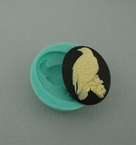 Silicone Mold Cameo Eagle on a Branch Flexible for Crafts, Resin, Clay.