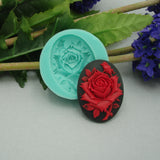Silicone Mold Rose Flower Flexible for Crafts, Jewelry, Resin, Clay.