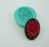 Silicone Mold Rose Flower Flexible for Crafts, Jewelry, Resin, Clay.